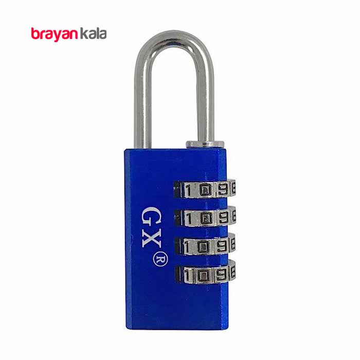 عکس اصلی قفل آویز رمزدار جی ایکس کد ST-4L